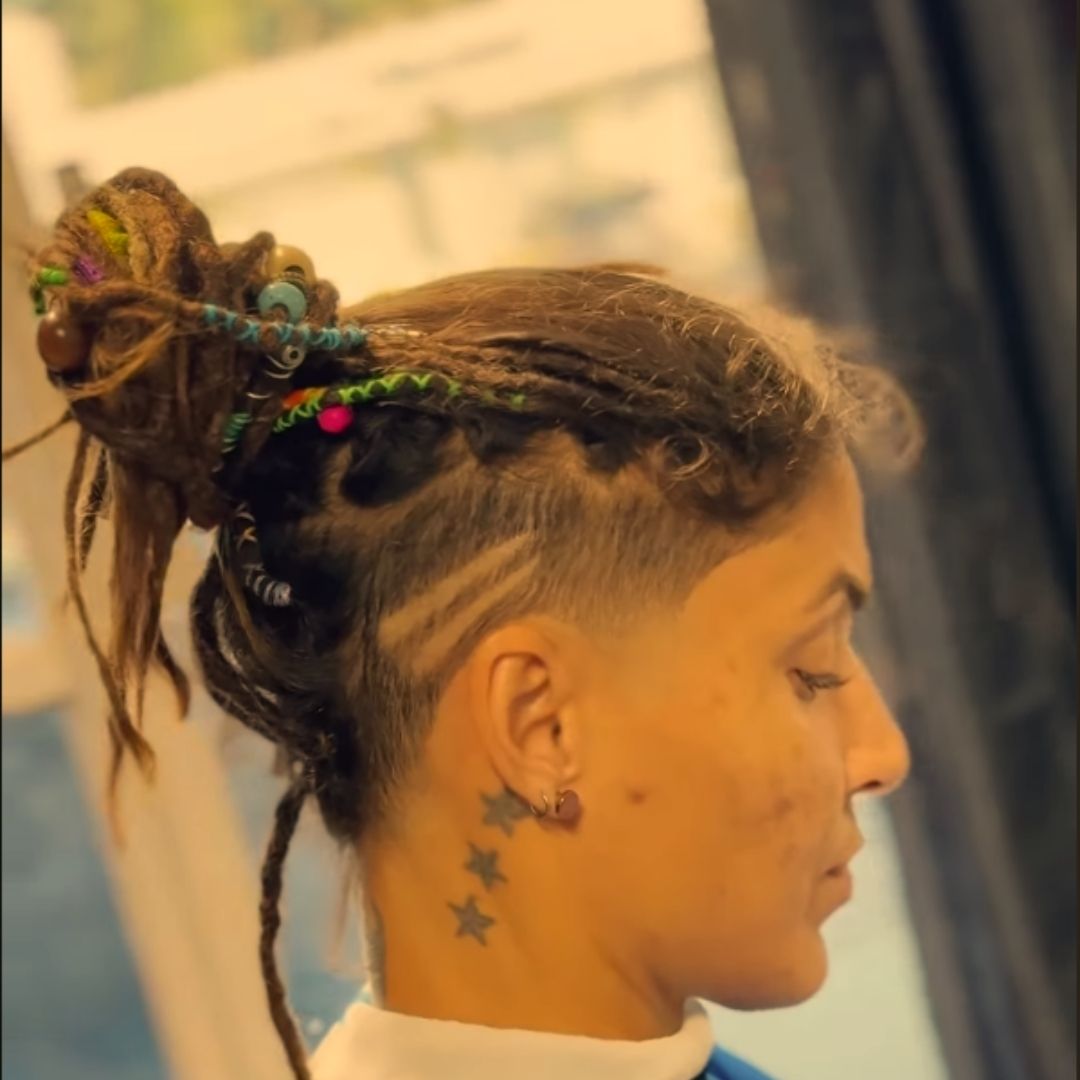 Creative hair design with precision