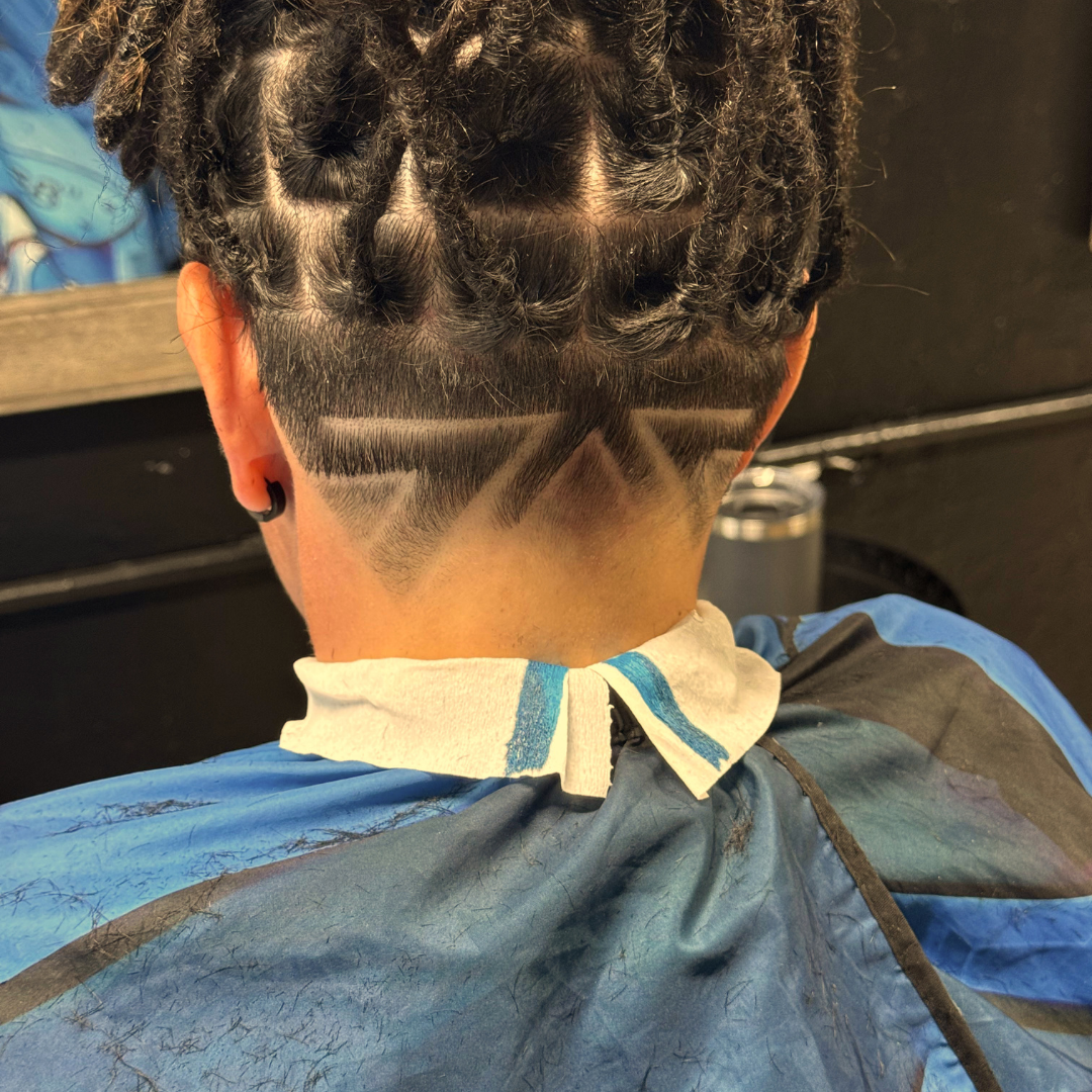 Creative hair design with precision