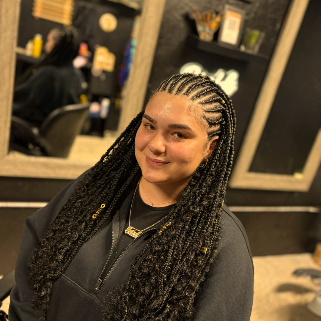Box braids protective style