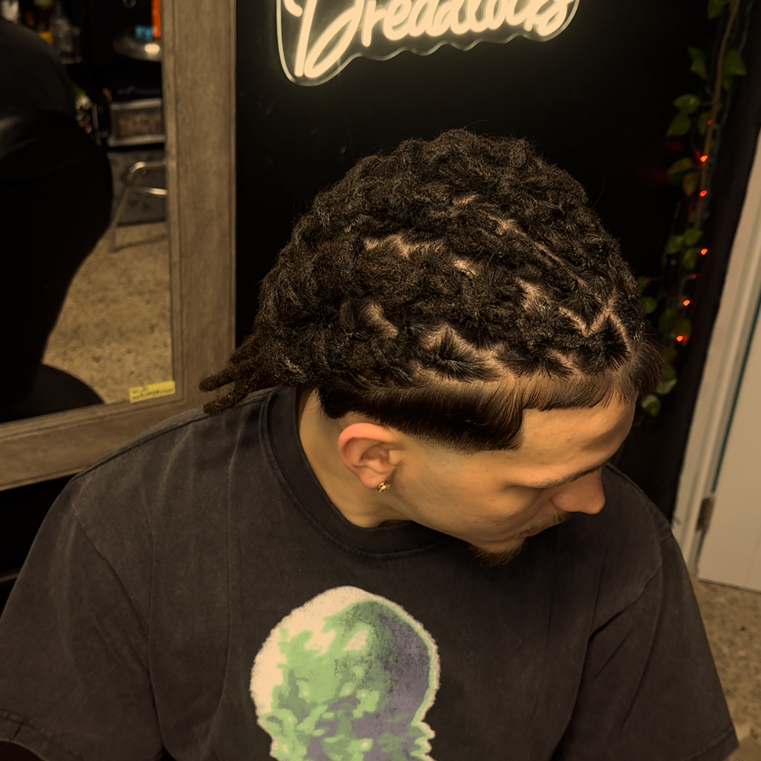 Styled dreadlocks showcase